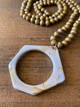 Load image into Gallery viewer, Ivory Pendant Necklace
