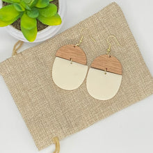 Load image into Gallery viewer, Anna Statement Earring in Matte Cream