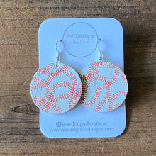 Load image into Gallery viewer, Baseball Cork Earrings (additional styles available)