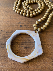 Ivory Pendant Necklace