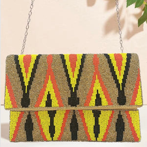 Meet Me in Mexico Beaded Clutch