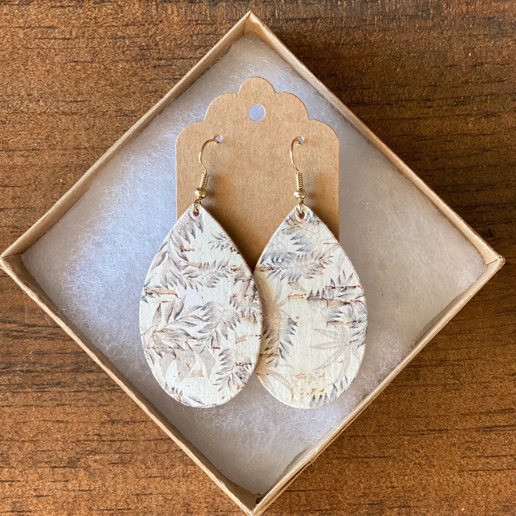 Autumn Leaves Cork Earring (additional styles available)