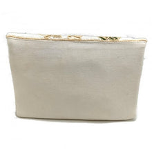 Load image into Gallery viewer, Palm Leaf Beaded Clutch with Flap Closure