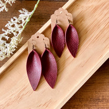 Load image into Gallery viewer, Rustic Leather Joanna Earrings