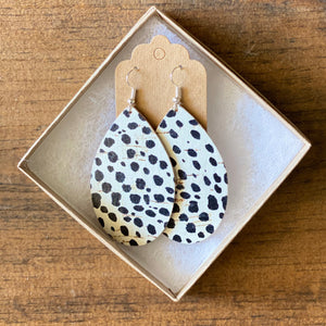 Spotted Animal Print Earrings (additional styles)
