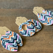 Load image into Gallery viewer, Pink and Orange Chevron Cork (additional styles)