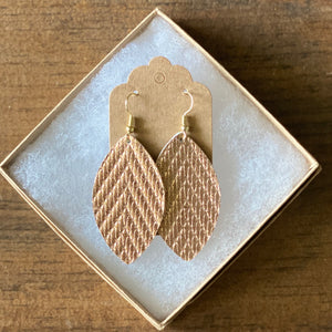 Rose Gold Zigzag Leather (additional styles)
