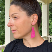 Load image into Gallery viewer, Hot Pink Suede Earrings (additional styles)