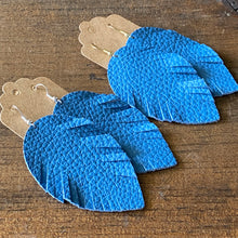 Load image into Gallery viewer, &quot;I&#39;m Your Biggest Fan&quot; Blue Feather Earring