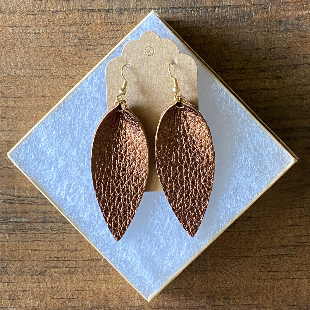 Bronze Metallic Joanna Style Earrings