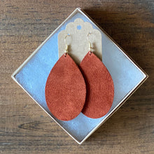 Load image into Gallery viewer, Rust Suede Earrings (additional styles available)