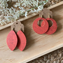 Load image into Gallery viewer, Salmon Cork Earrings