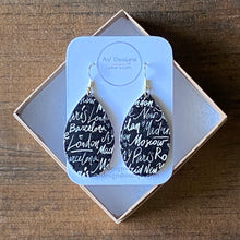 Load image into Gallery viewer, World Traveler Cork Earrings