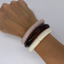Load image into Gallery viewer, Neopolitan Acrylic Bracelet Stack