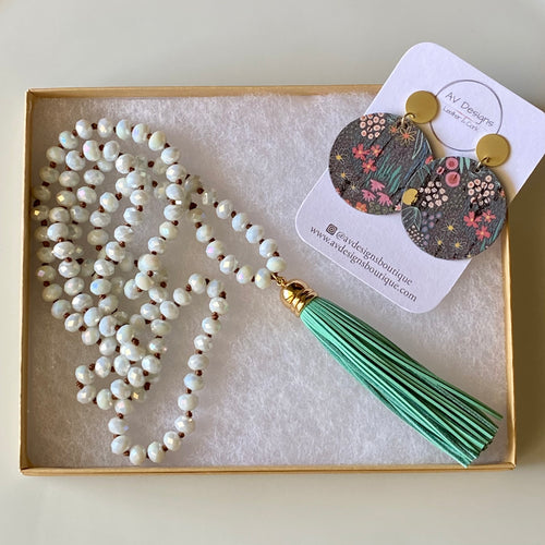 Spring Meadow Earring and Necklace Gift Set