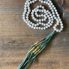 Load image into Gallery viewer, Hunter Green Tassel Necklaces