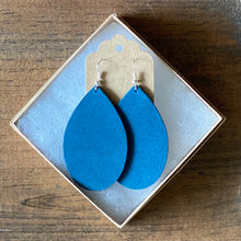 Load image into Gallery viewer, Teal Suede Earrings (additional styles available)