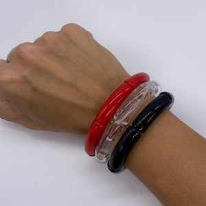 UGA Acrylic Bracelet Stack